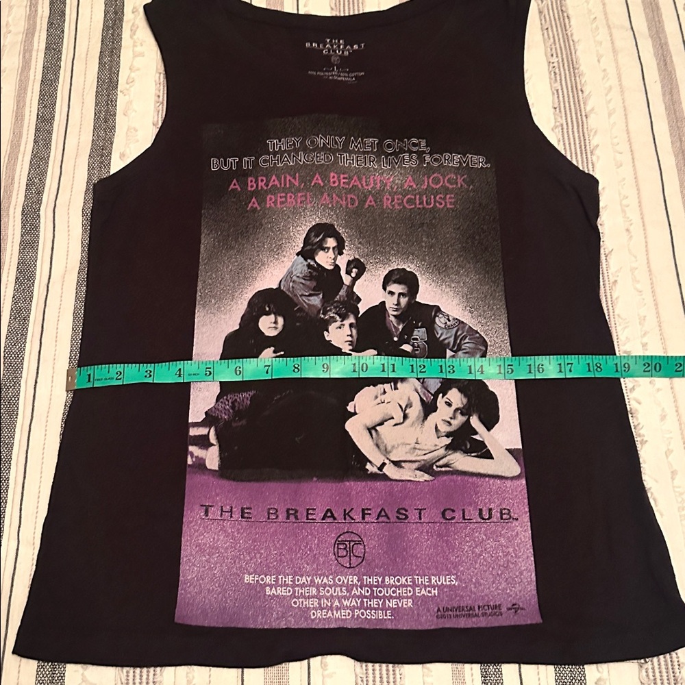 Vintage “The Breakfast Club” muscle tank tee L preowned - Picture 6 of 7